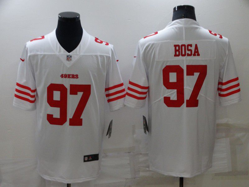 Men San Francisco 49ers #97 Bosa White New 2022 Nike Limited Vapor Untouchable NFL Jersey->san francisco 49ers->NFL Jersey